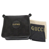 Gucci Pouch 674801 Nylon canvas, leather black Travel pouch Off the Grid Small Backing unisex(Unisex)