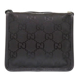 Gucci Pouch 674801 Nylon canvas, leather black Travel pouch Off the Grid Small Backing unisex(Unisex)