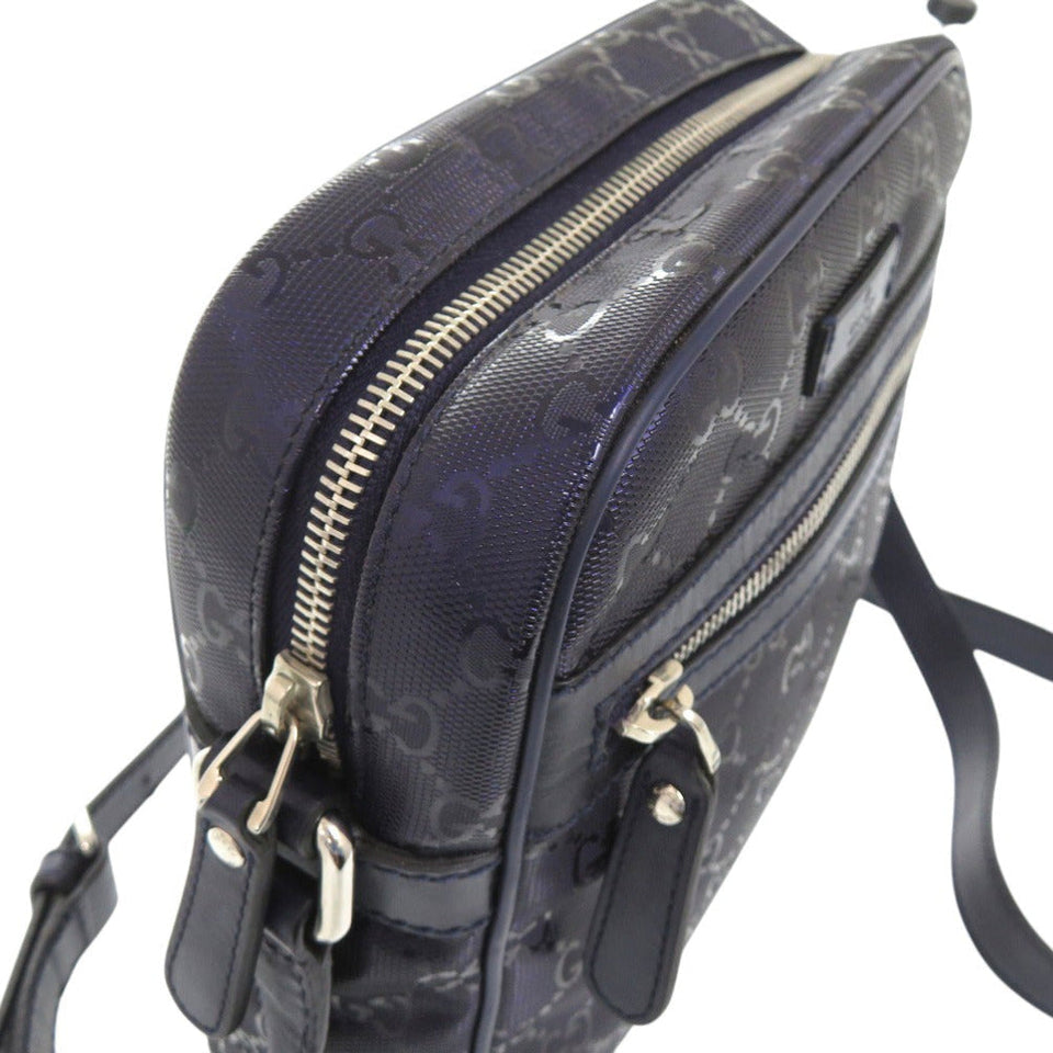 Gucci Shoulder Bag 233268 497717 PVC purple Shoulder Bag GG Imprime Crossbody mens(Unisex)