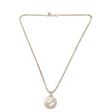 Gucci Necklace Silver925 Silver Ball chain Interlocking G unisex(Unisex)