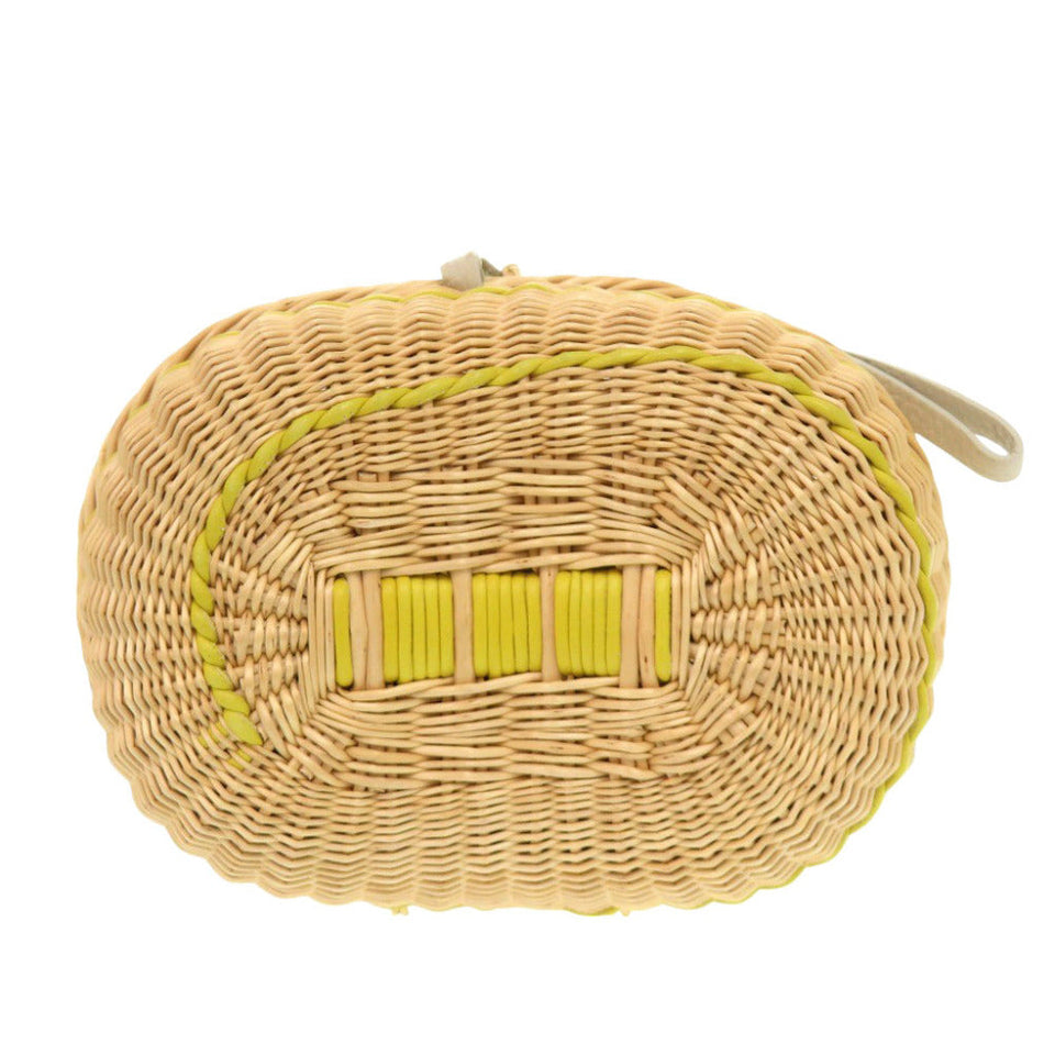 Hermes Clutch bag Straw, Taurillon Clemence Kle Petite H Minodiaire