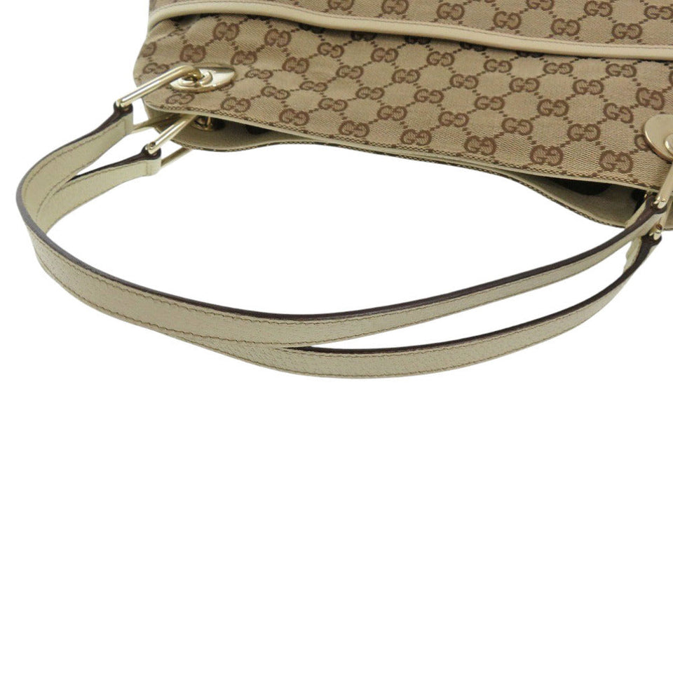 Gucci Tote Bag 121023 GG canvas, leather beige Women