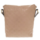 Gucci Shoulder Bag 223666 leather pink beige Guccisima