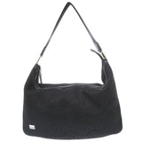 Gucci Shoulder Bag 211523 canvas black Horsebit Pattern Women