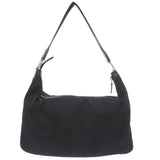 Gucci Shoulder Bag 211523 canvas black Horsebit Pattern Women