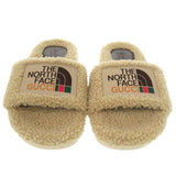 Gucci Sandals 679948 Mouton beige mouton sandals The North Face collaboration Women 37