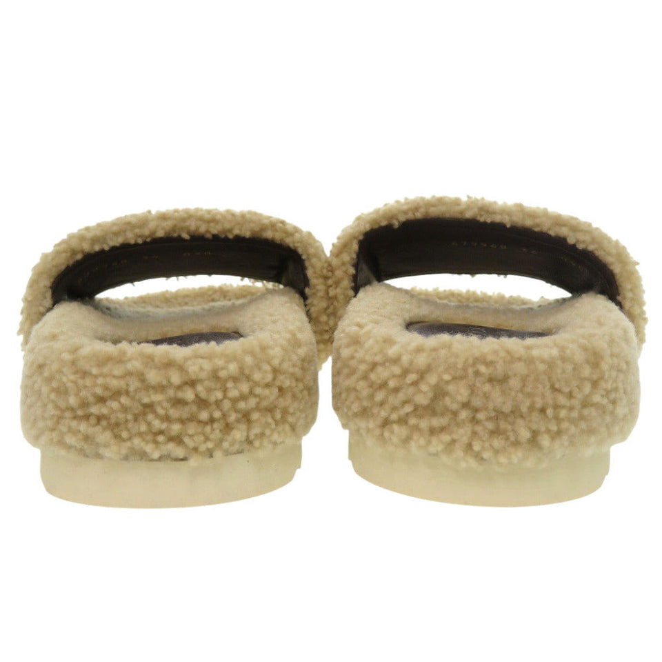 Gucci Sandals 679948 Mouton beige mouton sandals The North Face collaboration Women 37