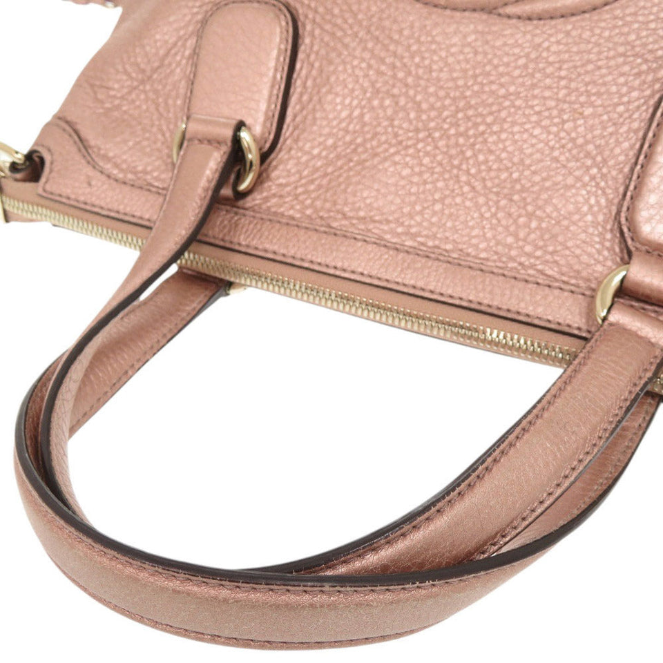 Gucci Handbag 308362 leather pink Soho