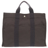 Hermes Tote Bag canvas gray Her Line Tote MM mens