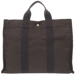 Hermes Tote Bag canvas gray Her Line Tote MM mens
