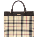 Burberry Handbag Canvas, Leather beige Nova Check Women