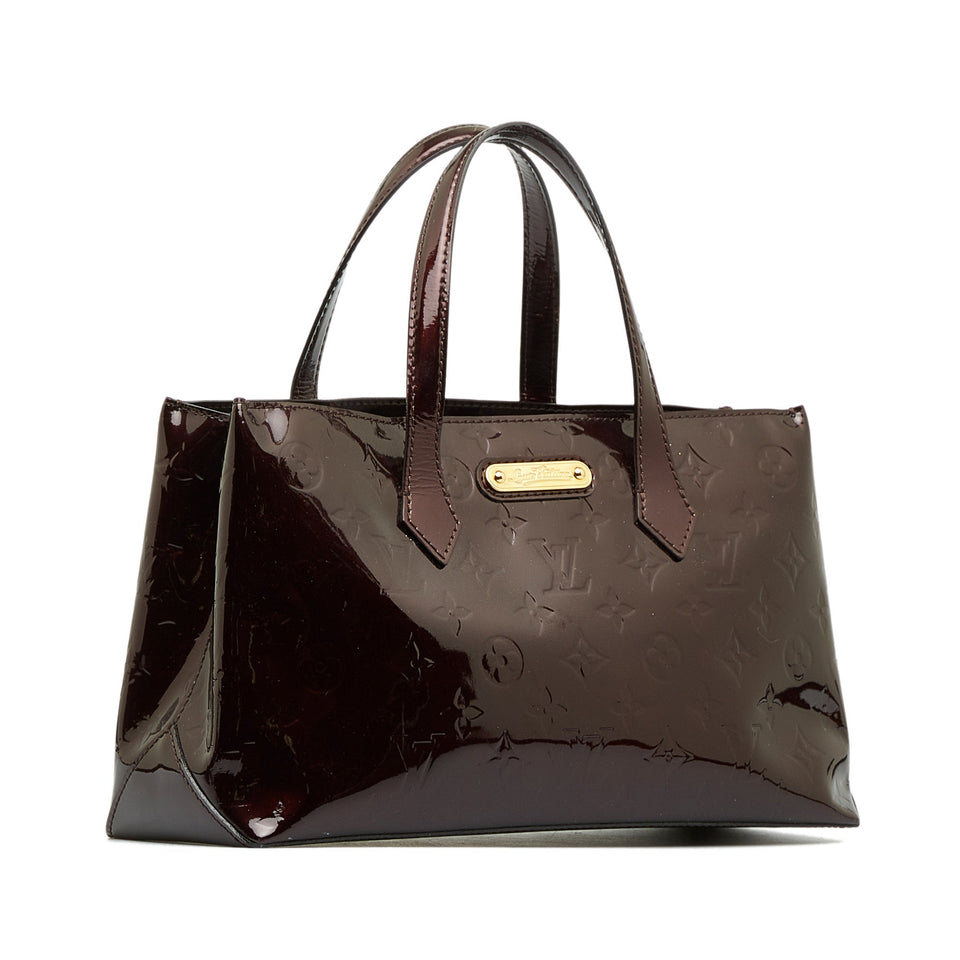 Louis Vuitton Monogram Vernis Wilshire PM HandBag