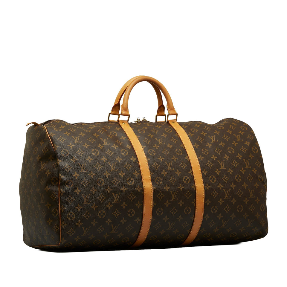 Louis Vuitton Monogram Keepall 60 Travel Bag