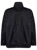 Luxury Burberry Packaway Monogram Windbreaker Black