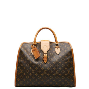 Louis Vuitton Monogram Handbag PVC/Leather Brown