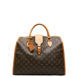 Louis Vuitton Monogram Handbag PVC/Leather Brown