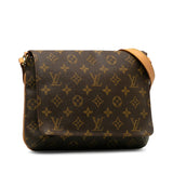 Louis Vuitton Monogram Shoulder Bag PVC/Leather Brown
