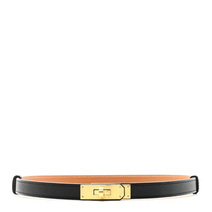 Hermes Epsom Kelly Belt Black