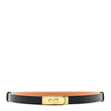Hermes Epsom Kelly Belt Black
