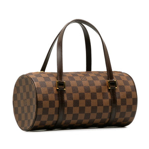 Louis Vuitton Damier Ebene Papillon Handbag Brown