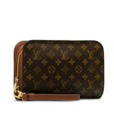 Louis Vuitton Monogram Second Bag PVC/Leather Brown