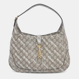 Gucci x Luxury Balenciaga Trending 2025 Beige GG Supreme Hacker Project Jackie 1961 Medium Hobo Bag