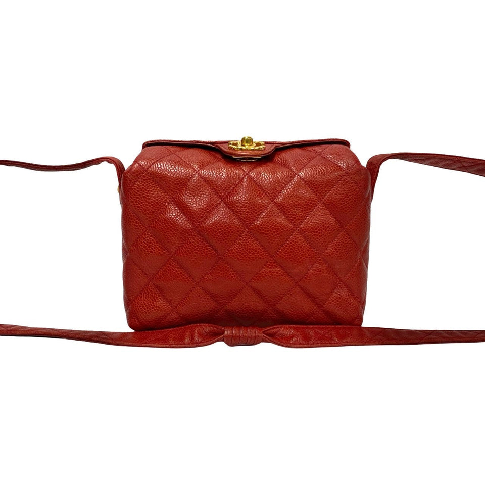 Chanel Matelassé Caviar Leather Shoulder Bag