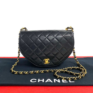 Chanel Lambskin Matelasse Coco Mark Chain Shoulder Bag