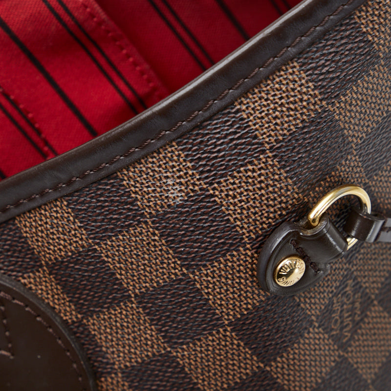 Louis Vuitton Damier Neverfull MM Shoulder Bag Tote Bag Brown