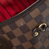 Louis Vuitton Damier Neverfull MM Shoulder Bag Tote Bag Brown
