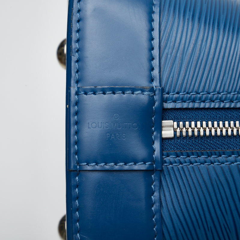 Louis Vuitton Epi Alma MM Handbag Toledo Blue