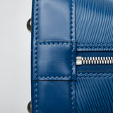 Louis Vuitton Epi Alma MM Handbag Toledo Blue