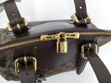 Louis Vuitton Verona MM Handbag Damier Ebene Brown