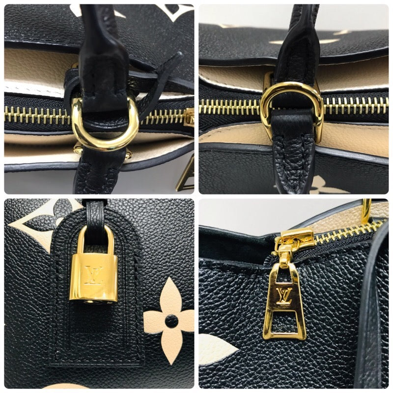 Louis Vuitton Bicolor Monogram Implant Petit Palais PM