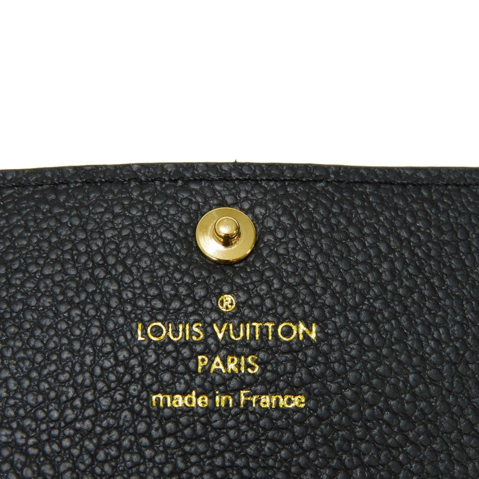 Louis Vuitton Key Case Multicle 6 Embossed Black