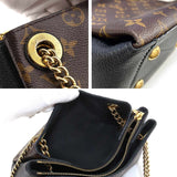Louis Vuitton Monogram Surene BB Chain Shoulder Bag Leather Brown Noir