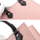 Louis Vuitton Epi Petit Sac Plat 2way Hand Shoulder Bag Rose Ballerine
