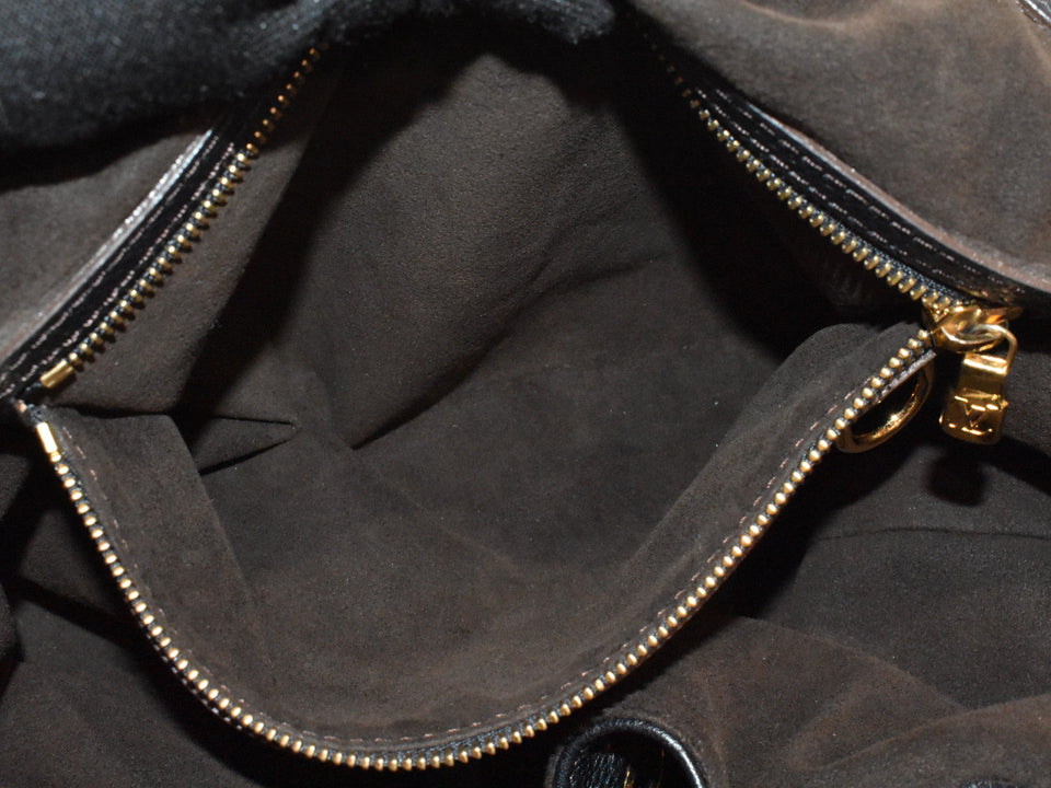 Louis Vuitton Mahina XL Handbag Black