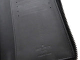 Louis Vuitton Long Wallet Zippy Wallet Vertical Taurillon Noir
