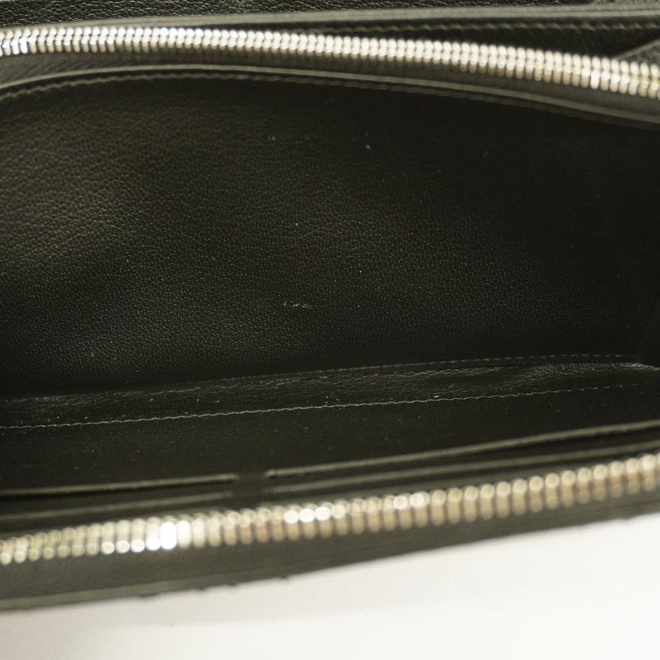 Louis Vuitton Long Wallet Monogram Python Zippy Wallet Noir