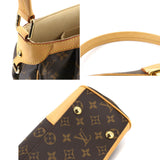 Louis Vuitton Monogram Beverly MM Shoulder Bag Brown Gold Hardware