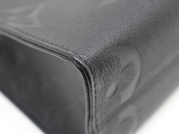 Louis Vuitton On The Go PM Monogram Implant Noir
