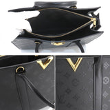 Louis Vuitton Very Tote MM 2 Way Hand Shoulder Bag Leather Noir