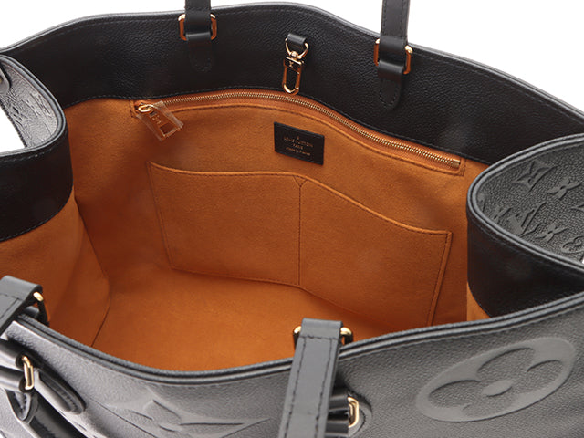 Louis Vuitton On The Go GM Monogram Implant Noir