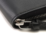 Louis Vuitton Zippy Lock Me Taurillon Noir Black Long Wallet