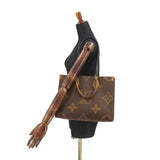 Louis Vuitton Giant Monogram On The Go MM 2 Way Tote Shoulder Bag