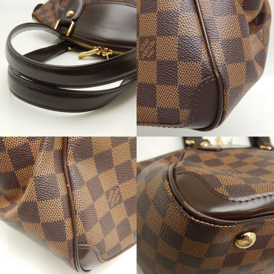 Louis Vuitton Damier Verona PM Shoulder Bag Brown