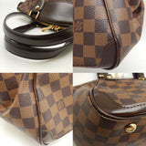 Louis Vuitton Damier Verona PM Shoulder Bag Brown