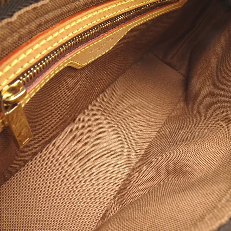 Louis Vuitton Monogram Trotter Shoulder Bag Brown
