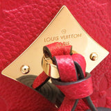 Louis Vuitton Santonge Crossbody Shoulder Bag Amplant Scarlet Red